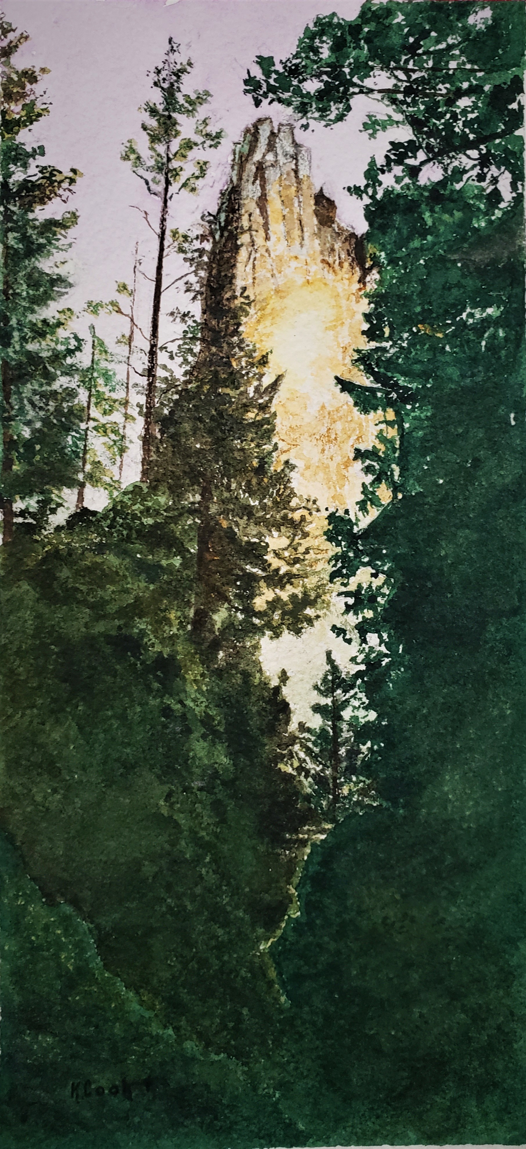 Cathedral Rock painting by Karen