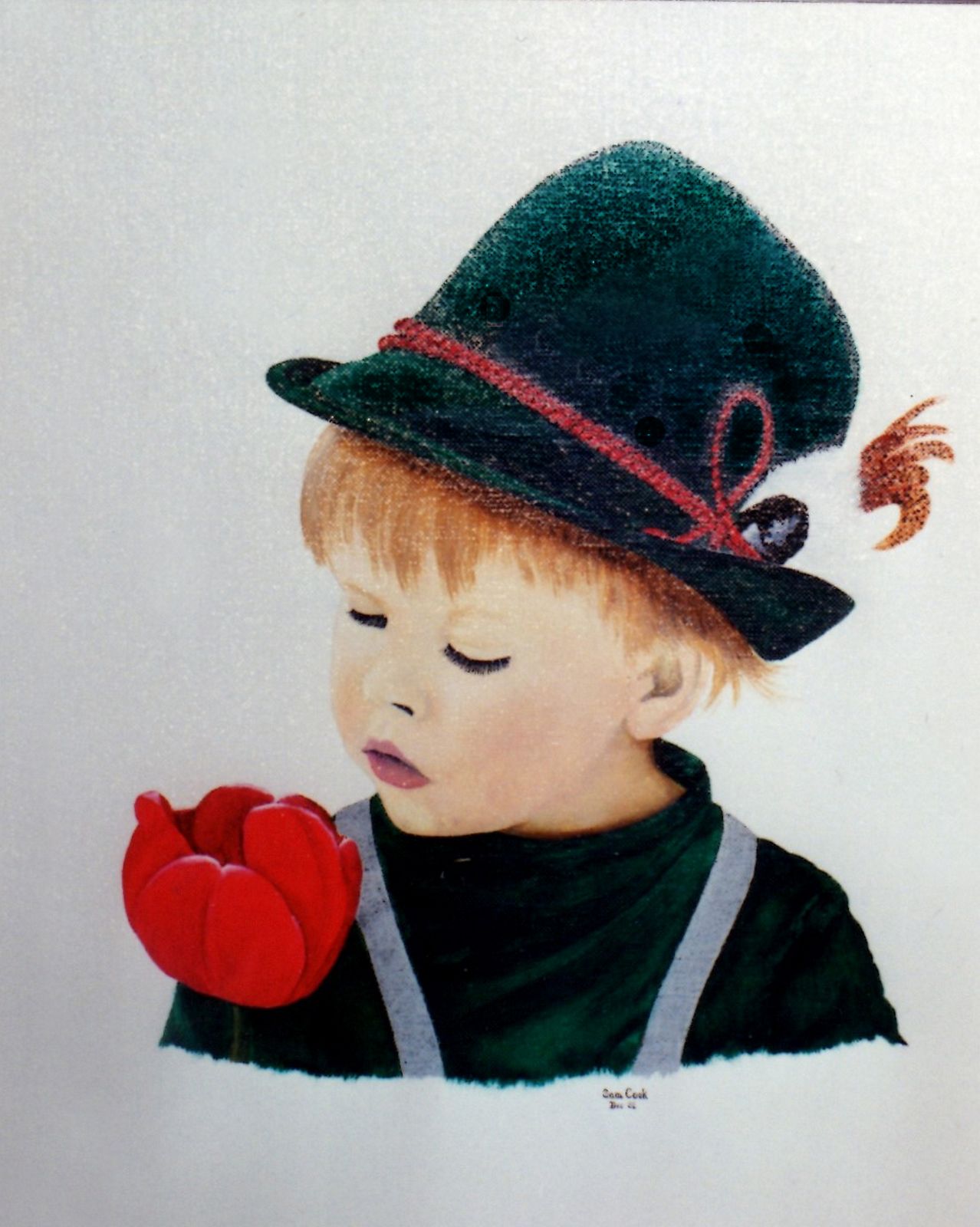 Scott with a Tulip in Germany